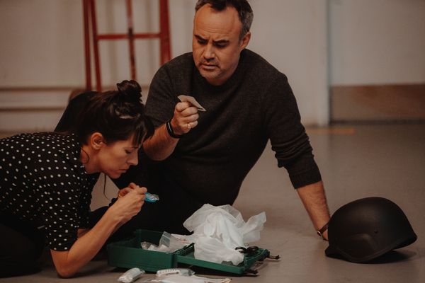 Jimena Larraguivel, Joseph Balderrama Photo